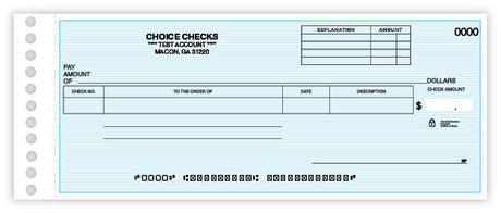 Compact General Expense Check