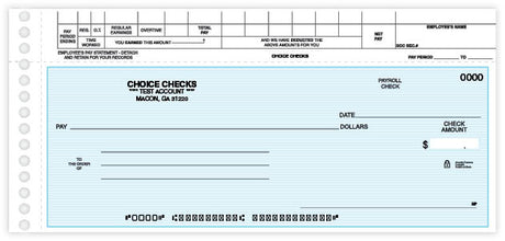 Topwrite Payroll Check