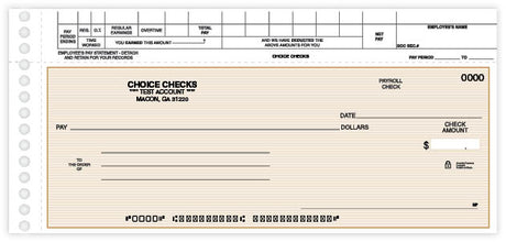 Topwrite Payroll Check