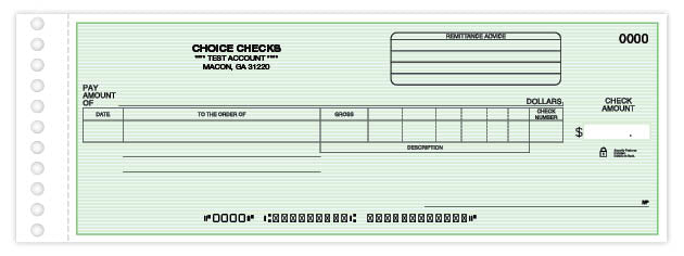 Payroll/General Expense Center Check