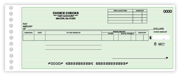 Accounts Payable Check
