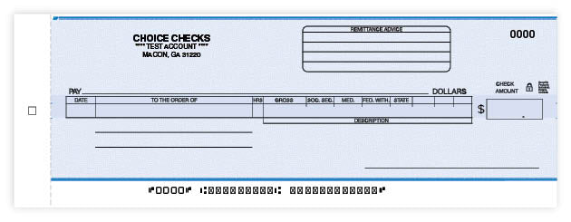 Payroll/General Disbursement Center Check-2 Part