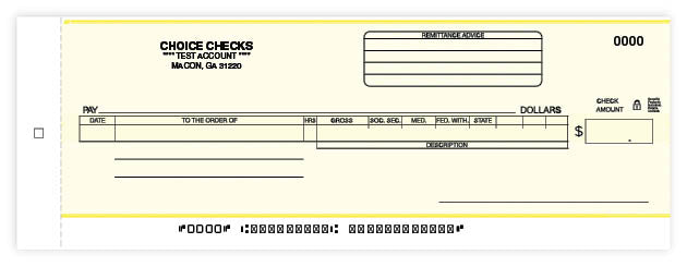 Payroll/General Disbursement Center Check-1 Part