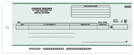 Compact General Disbursement Center Check-2 Part