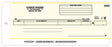 Yellow Compact General Disbursement Center Check - 1-part one-write check