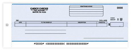 Cash Disbursement Center Check - Carbon