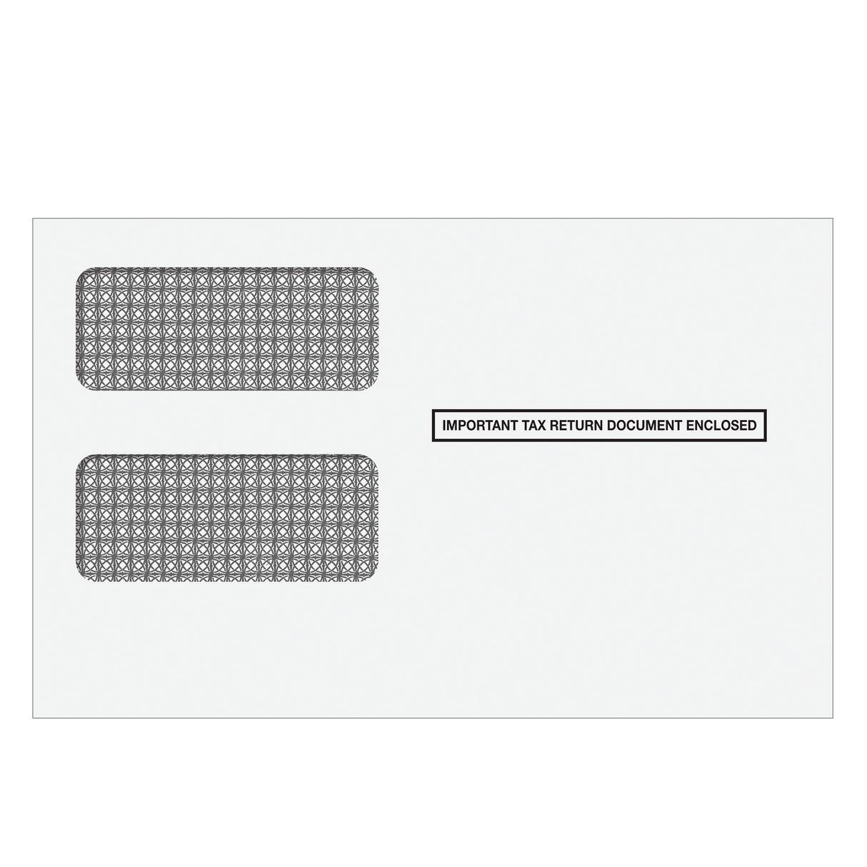 1099 2up Double Window Envelope (for Inserting Equipment) - 500 Qty