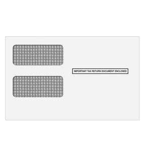 1099 2up Double Window Envelope (for Inserting Equipment)