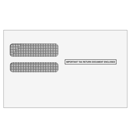 Form 1095 Double Window Envelope (for Inserting Equipment)