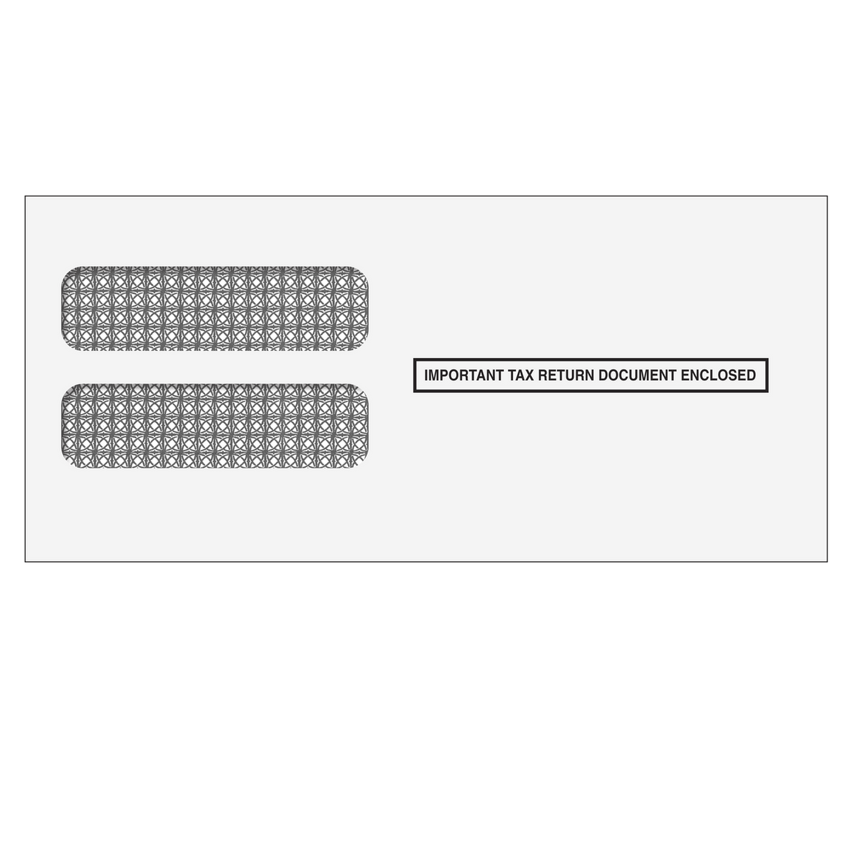 3up W2 Double Window Envelope (Moisture Seal) - 25 Qty