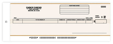 A/P Center Check - Carbon
