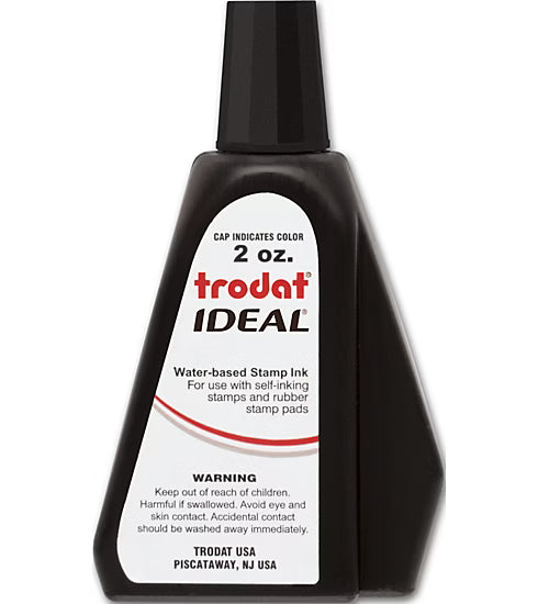Black Ink Refill for Self-Inking Stamp