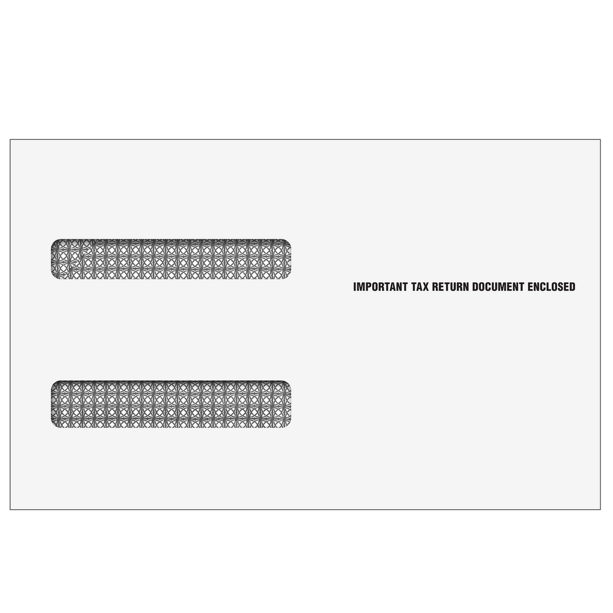 4up W-2 Double Window Envelope (Moisture Seal)