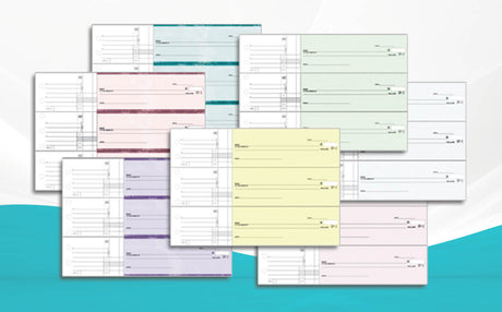 3 on a page manual checks with colors