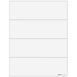4up Blank W-2 Form - Horizontal (with Employee Instructions)
