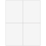 4up Blank W-2 Form - Quadrants (with Employee Instructions)