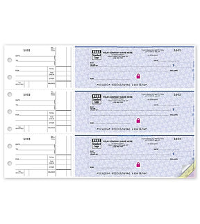 3-On-A-Page Counter Signature Checks - 250 Qty