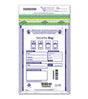 9 x 12" Single Pocket Deposit Bag, Opaque - 100 Qty