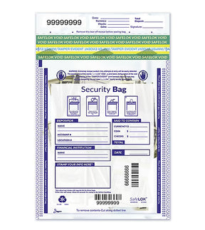 15 x 20" Single Pocket Deposit Bag, Clear - 100 Qty