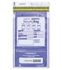 9 1/2 x15" Dual Pocket Deposit Bag, Clear Front, Opaque Back - 100 Qty