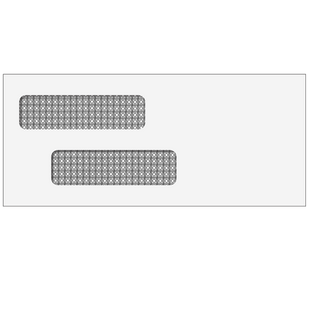 Double Window Envelope (Self Seal) 3 7/8 x 8 7/8- 500 Qty
