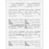 2026 W-2 Employee 4-Up Quadrant Copies 2/2/B/C Preprinted Laser Forms