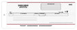 Gray Cash Disbursement Center Check - 2-part one-write check