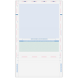 Pressure Seal EZ-Fold Green Check with Cubes Background - 500 Qty