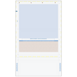 Pressure Seal EZ-Fold Brown Check with Cubes Background - 500 Qty