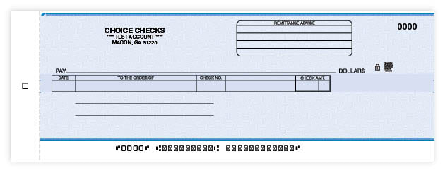 Cash Disbursement Center Check Carbon-1 Part