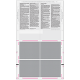 2026 W-2 Pressure Seal EZ Fold W-2 4-Up Quadrant Preprinted Forms