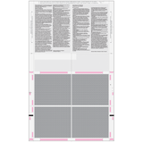 2026 W-2 Pressure Seal EZ Fold W-2 4-Up Quadrant Blank Forms