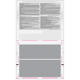 2026 W-2 Pressure Seal EZ Fold W-2 4-Up Horizontal Blank Forms
