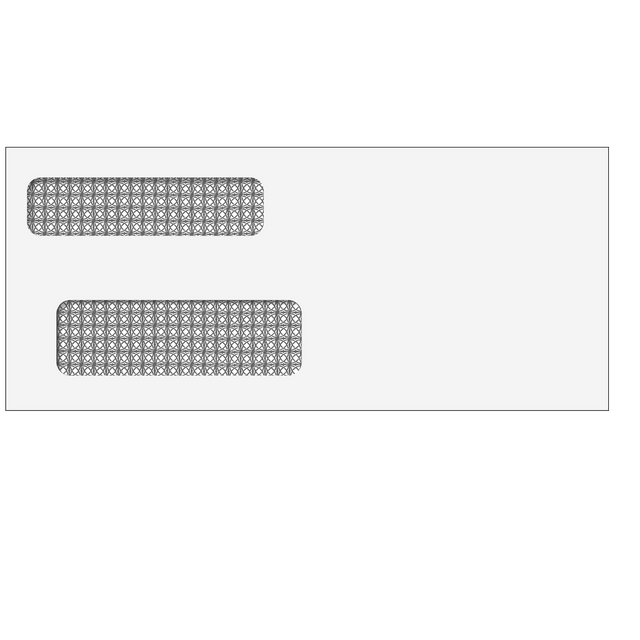 #9 Double Window Envelope (Moisture Seal)