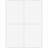 2026 1099-R 4-Up Quadrant Blank Laser Paper with Instructions