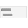#10 Double Window Envelope (Self Seal)