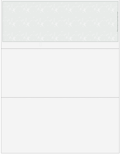 Marble Gray Blank Business Check on Top