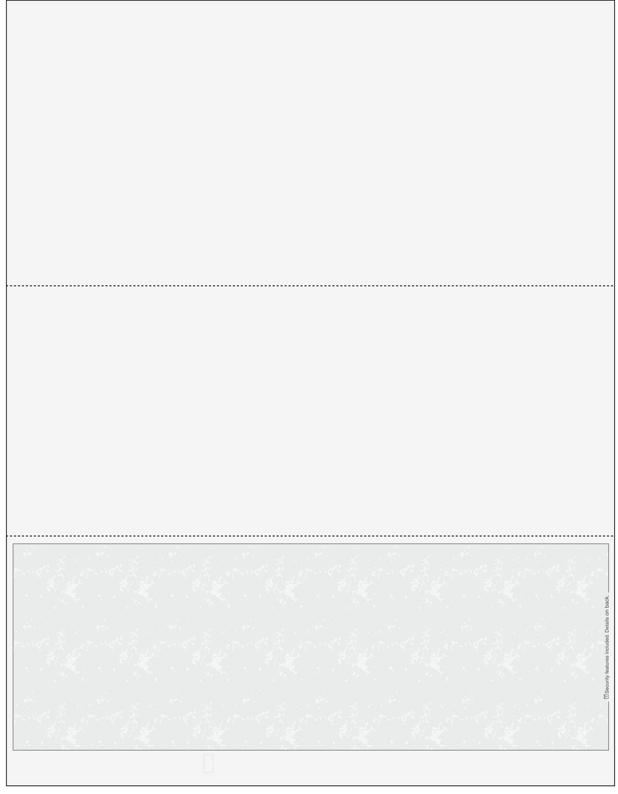 Marble Gray  Blank Business Check on Bottom