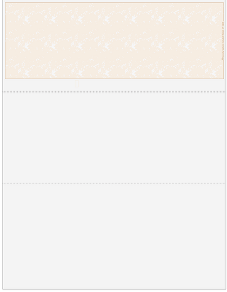Marble Tan Blank Business Check on Top