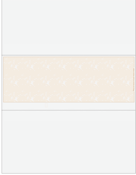 Marble Tan Blank Business Check In Middle