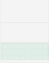 Marle Green Blank Business Check on Bottom