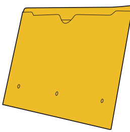 Letter-Size, Double-Ply with Top Loading Pocket, Color, Fastner Position-None, 50/Pk