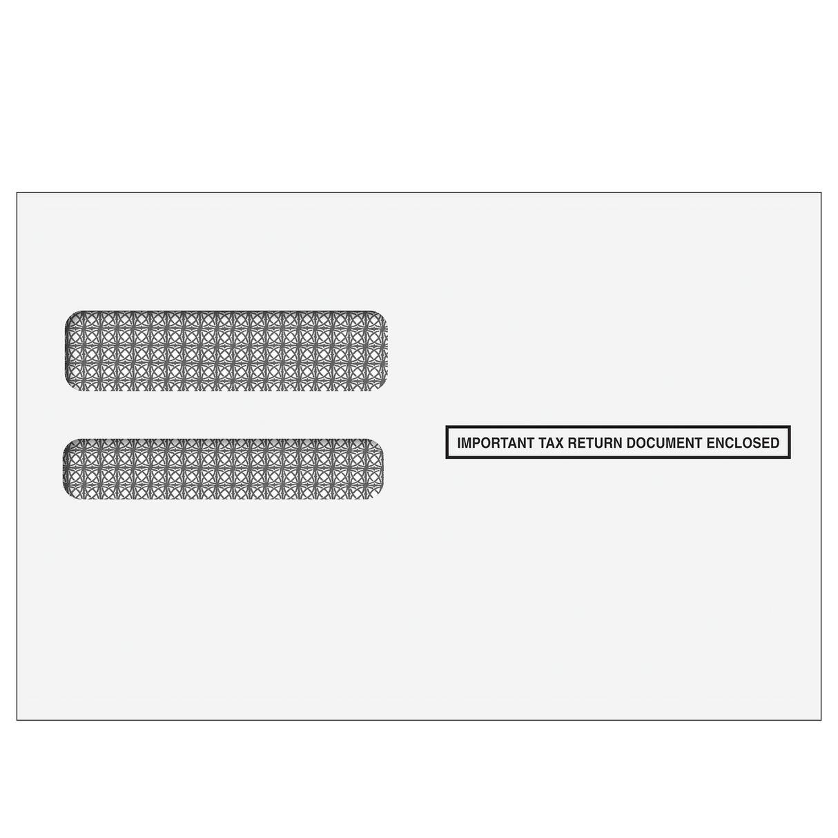 1095 Double Window Envelope (Moisture Seal) - 25 Qty