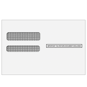 1095 Double Window Envelope (Self Seal)