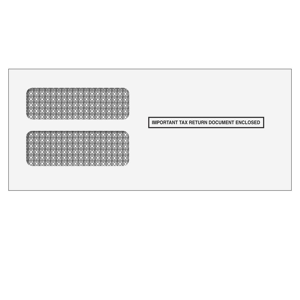 3up 1099 Double Window Envelope (for Inserting Equipment) - 500 Qty