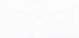 DBL WINDOW ENV/PEGBD PLAIN 7-3/8 X 3-5/8 24# WH WOVE/TRANSKRIT - Choice Checks