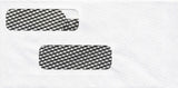 DBL WINDOW ENV/PEGBD PLAIN 7-3/8 X 3-5/8 24# WH WOVE/TRANSKRIT - Choice Checks