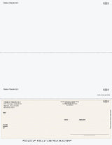 Herringbone Imprinted Business Checks on Bottom - Better Security – Tan