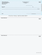 Herringbone Imprinted Business Checks on Top - Better Security – Blue