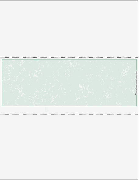 Marble Blank Business Checks in Middle - Better Security Marble Green